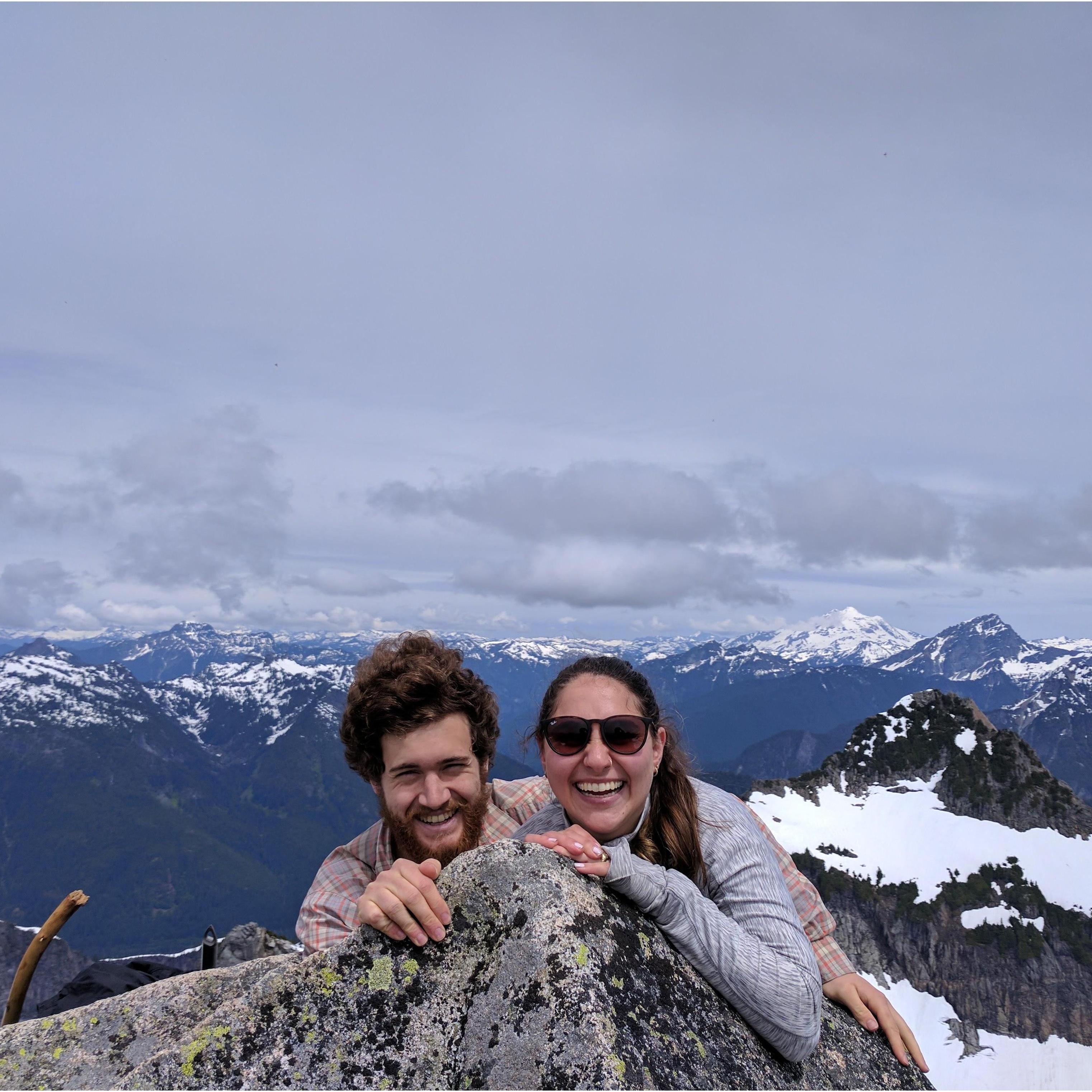 Summiting one of our favorites by Seattle