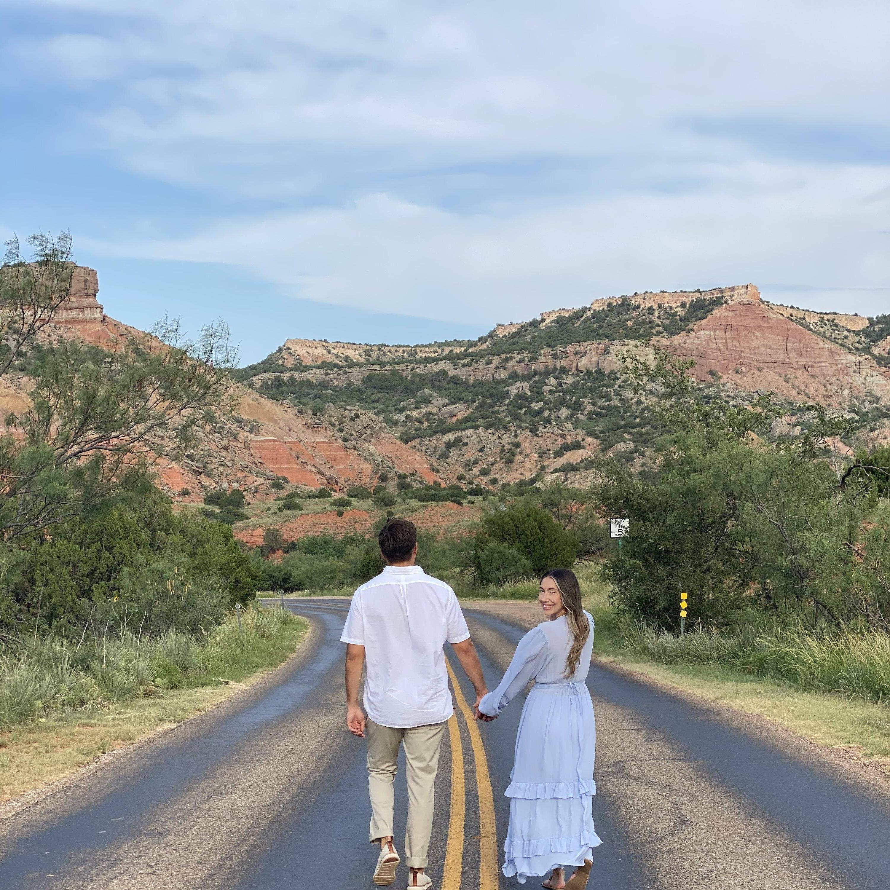 Our first trip to Palo Duro Canyon together.