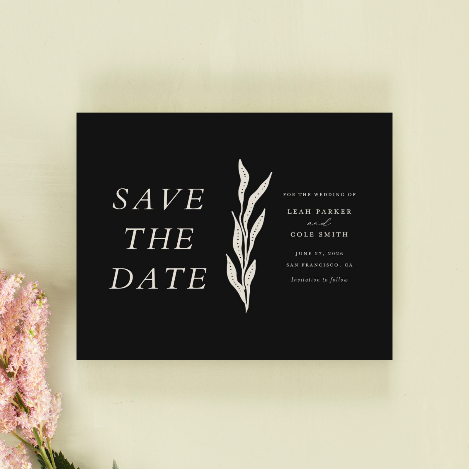 Zola Save The Dates Chatwick Landscape