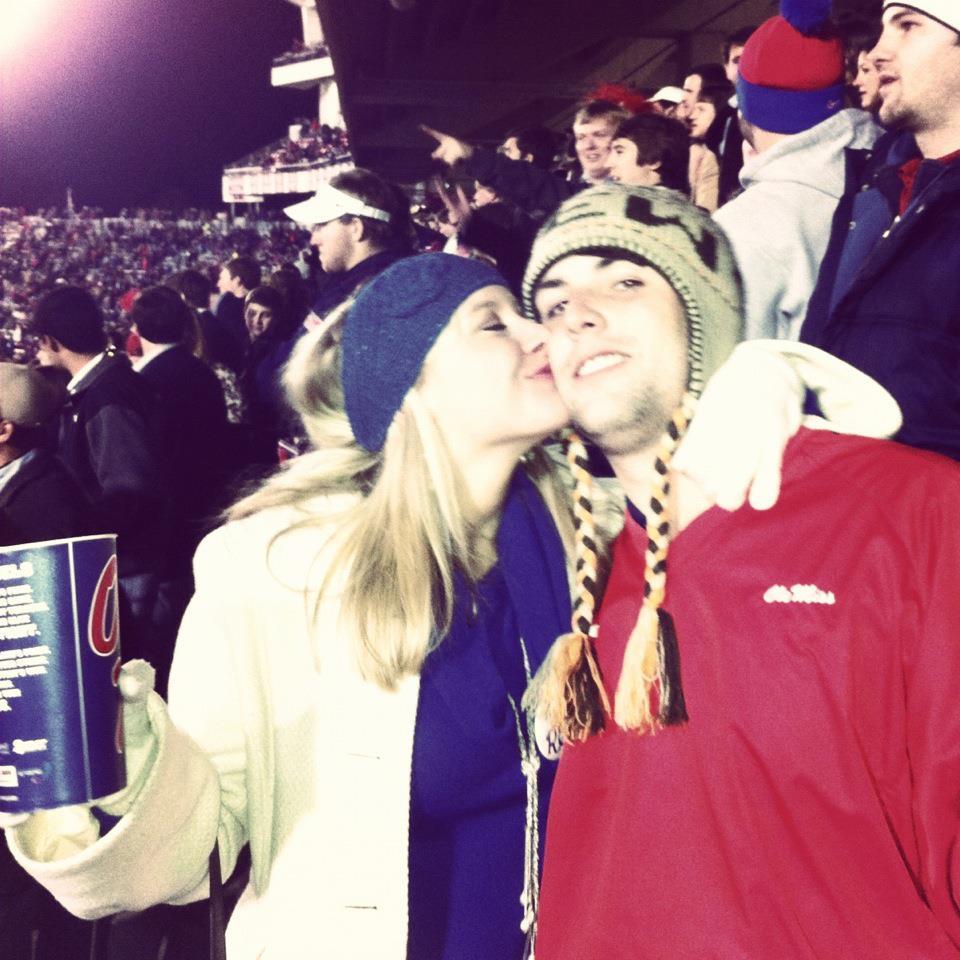 Neeley's last game as a student.. Right before Ole Miss beat Alabama and we stormed the field...