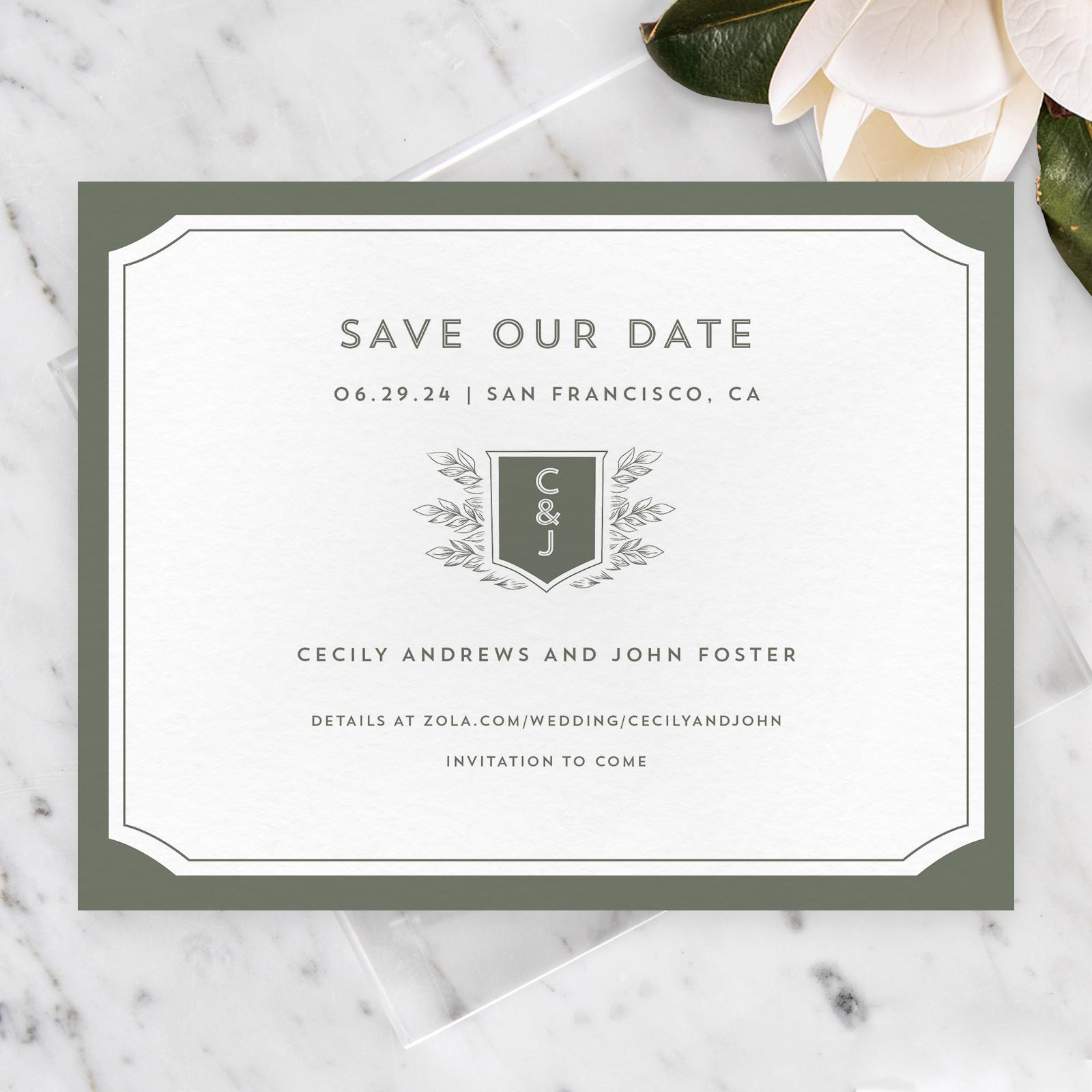 Zola Save The Dates Laurent Landscape