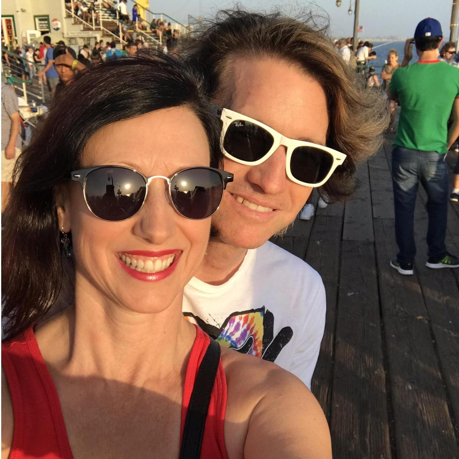 Obligatory selfie on the Santa Monica Pier!