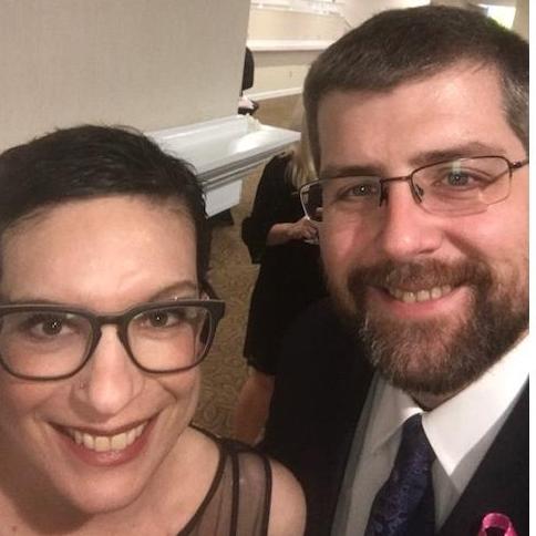 A selfie at the breast cancer gala!