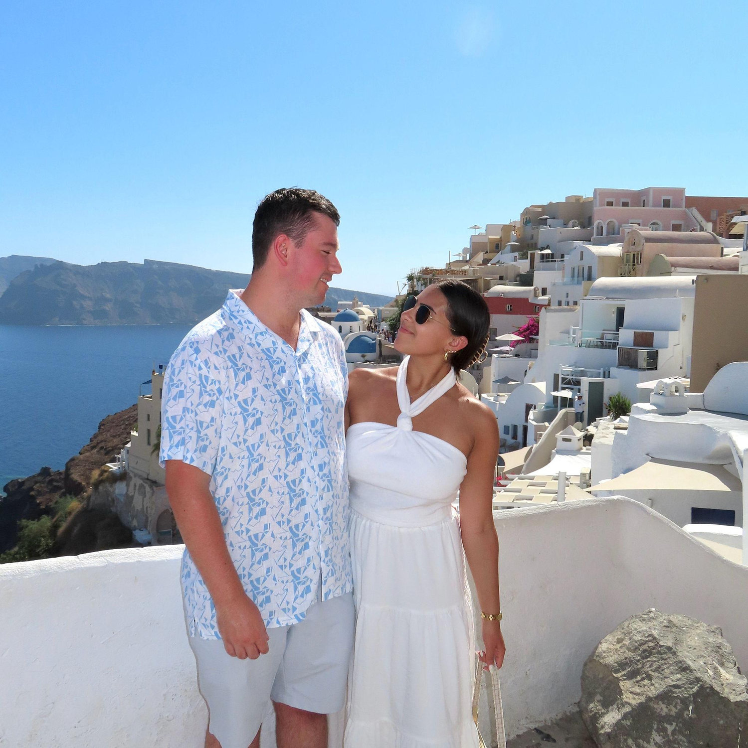 Us in Santorini, Greece