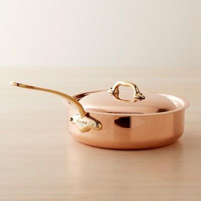 Mauviel Copper Sauté Pan - 3 1/2 QT
