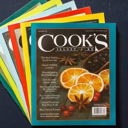 Cook's Illustrated Magazine Subscription