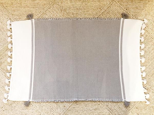 Cotton Bathmat with Tassels