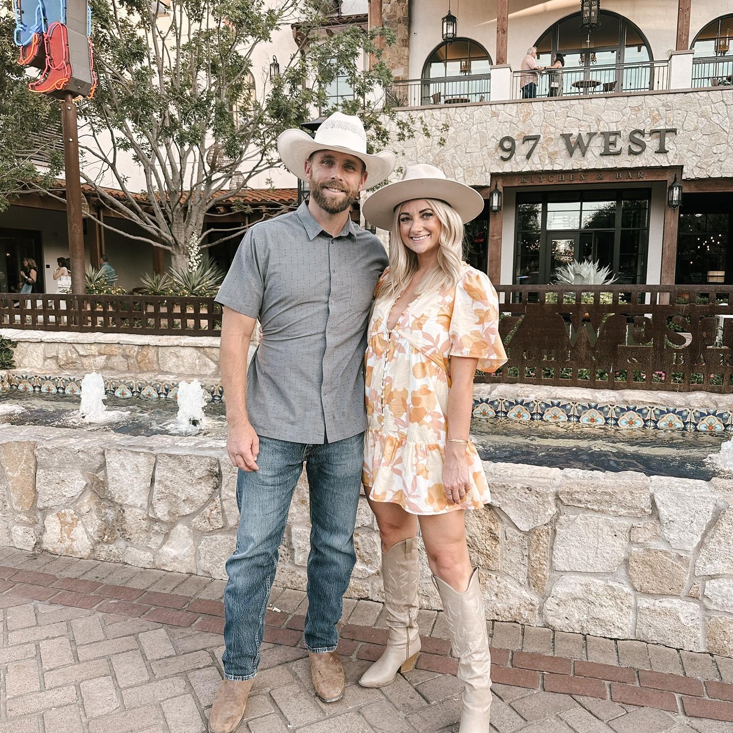 We first said "i love you" in front of the Texas longhorns at the Fort Worth Stockyards