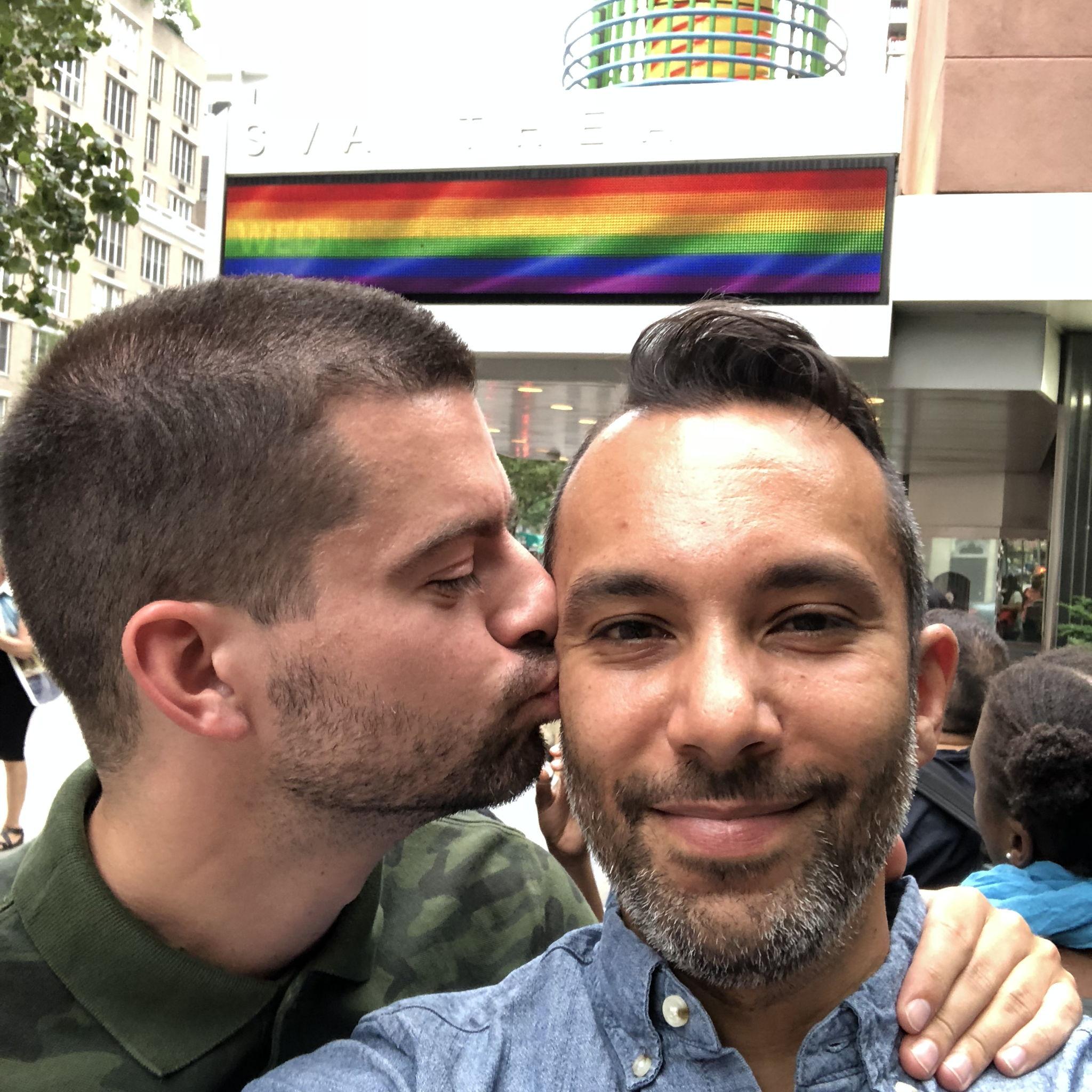 One of our first dates in June 2018