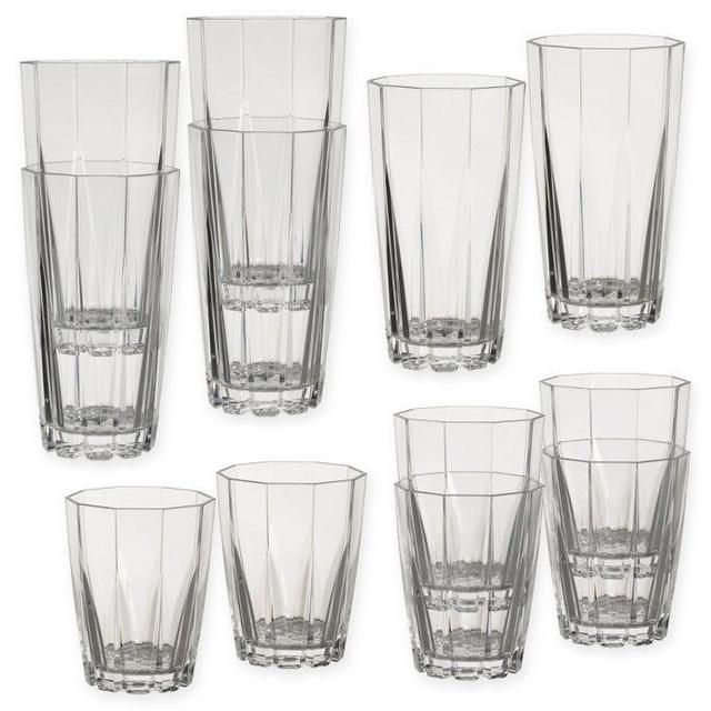 Creativeware Stackable 12-Piece Tumbler Set
