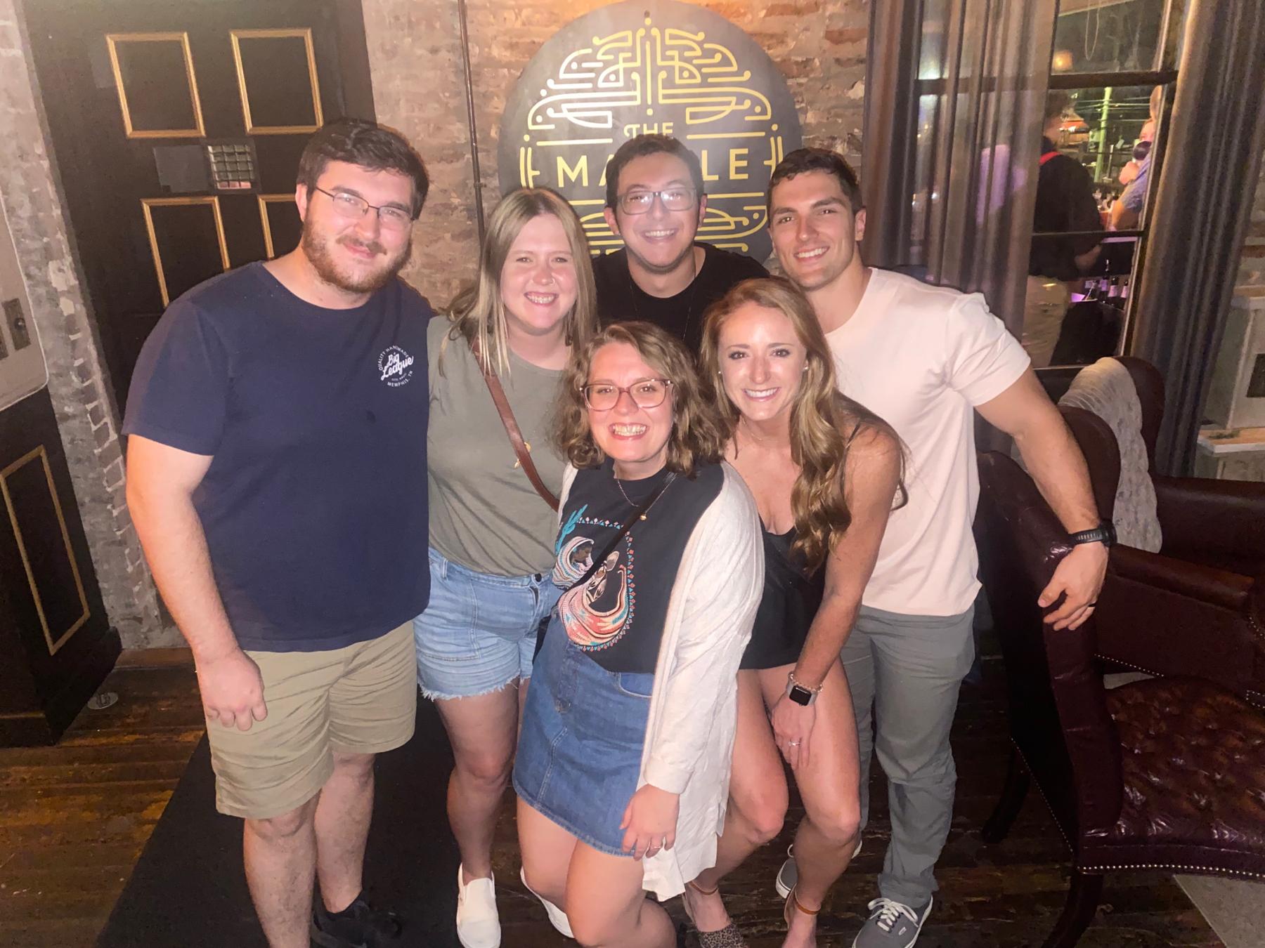 Hanging with friends in Birmingham