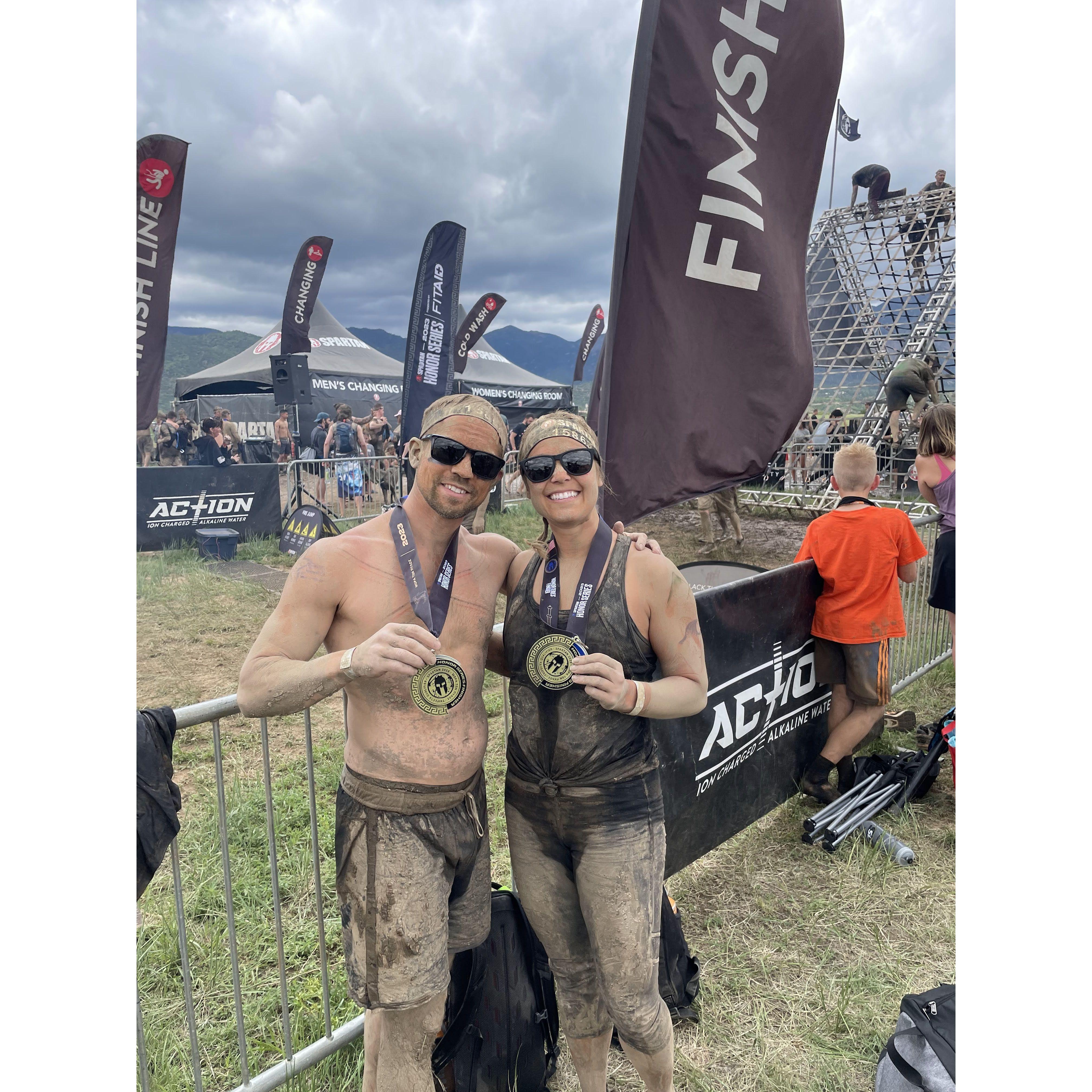 Core memory-- going into Costco as pictured just to get pizzas & the best part was no one said ANYTHING about us being covered head to toe in mud lol