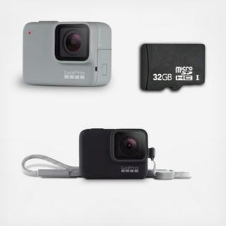 HERO7 White with Micro SD Card and Sleeve & Lanyard