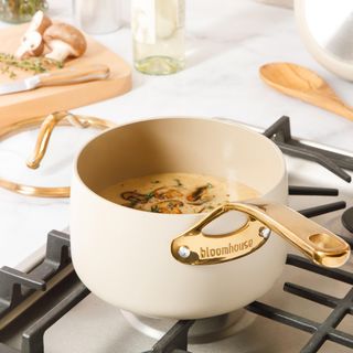 Heavy Duty Nonstick Saucepan with Lid