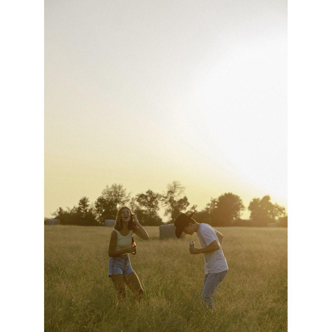 Hunter's talented aunt, April, and cousin, Brianna, took fun pictures of them in a field in Lillian- being the most fun way to end the summer!