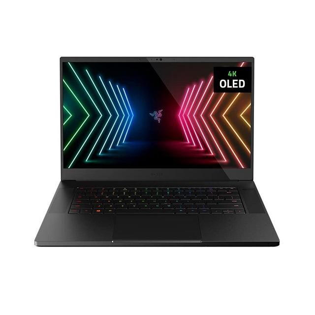 Razer Blade 15 Advanced Gaming Laptop 2021: Intel Core i9-11900H 8-Core, NVIDIA GeForce RTX 3080, 15.6” 4K OLED, 32GB RAM, 1TB SSD - CNC Aluminum - Chroma RGB - THX Spatial Audio - Thunderbolt 4