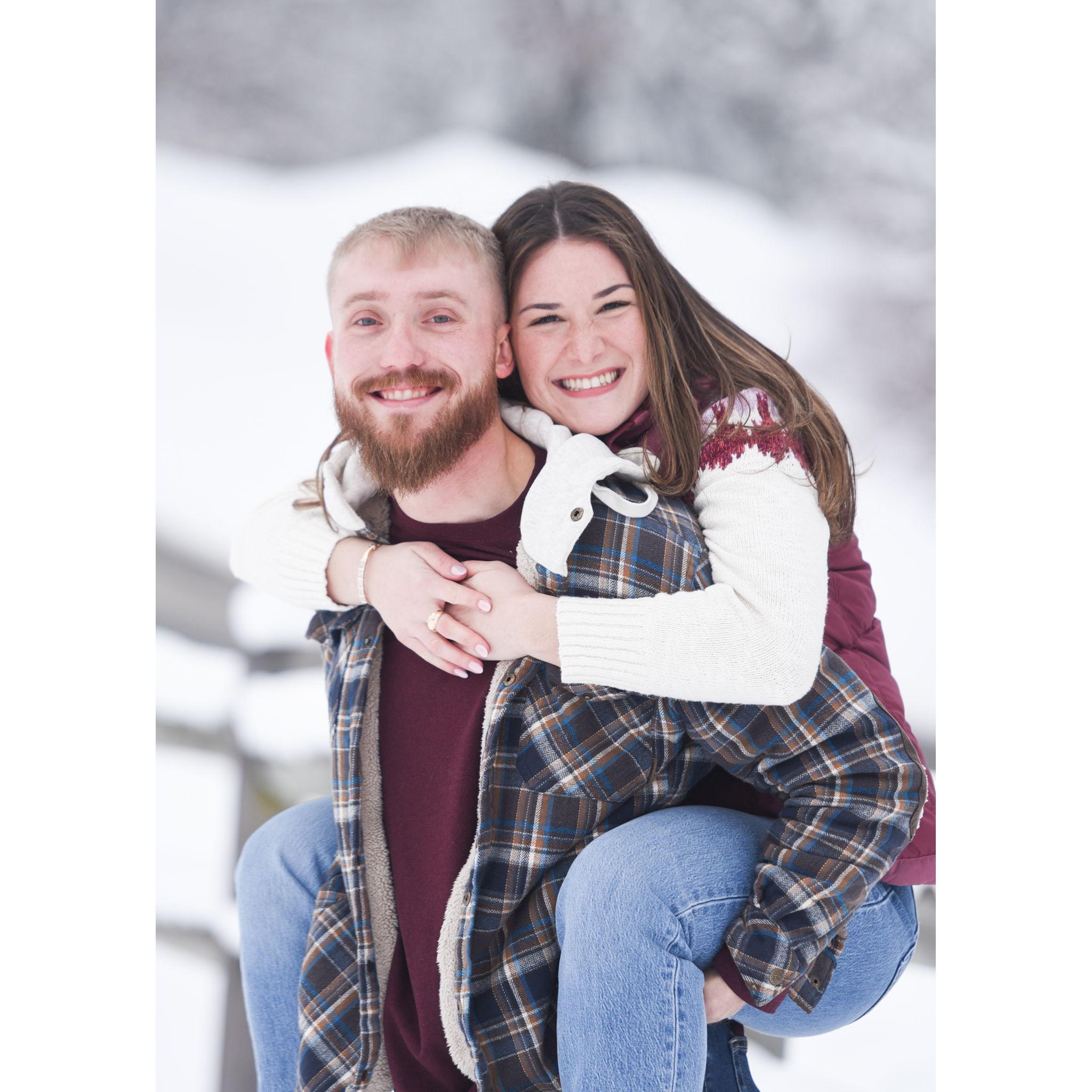 1/21/23 : Engagement Pictures on Sidney's parent's land!