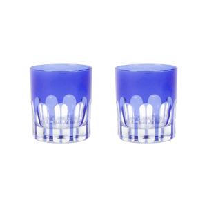 Sir|Madam Acqua Rialto 12-Ounce Old Fashion Glass (Set of 2) - Moonglow
