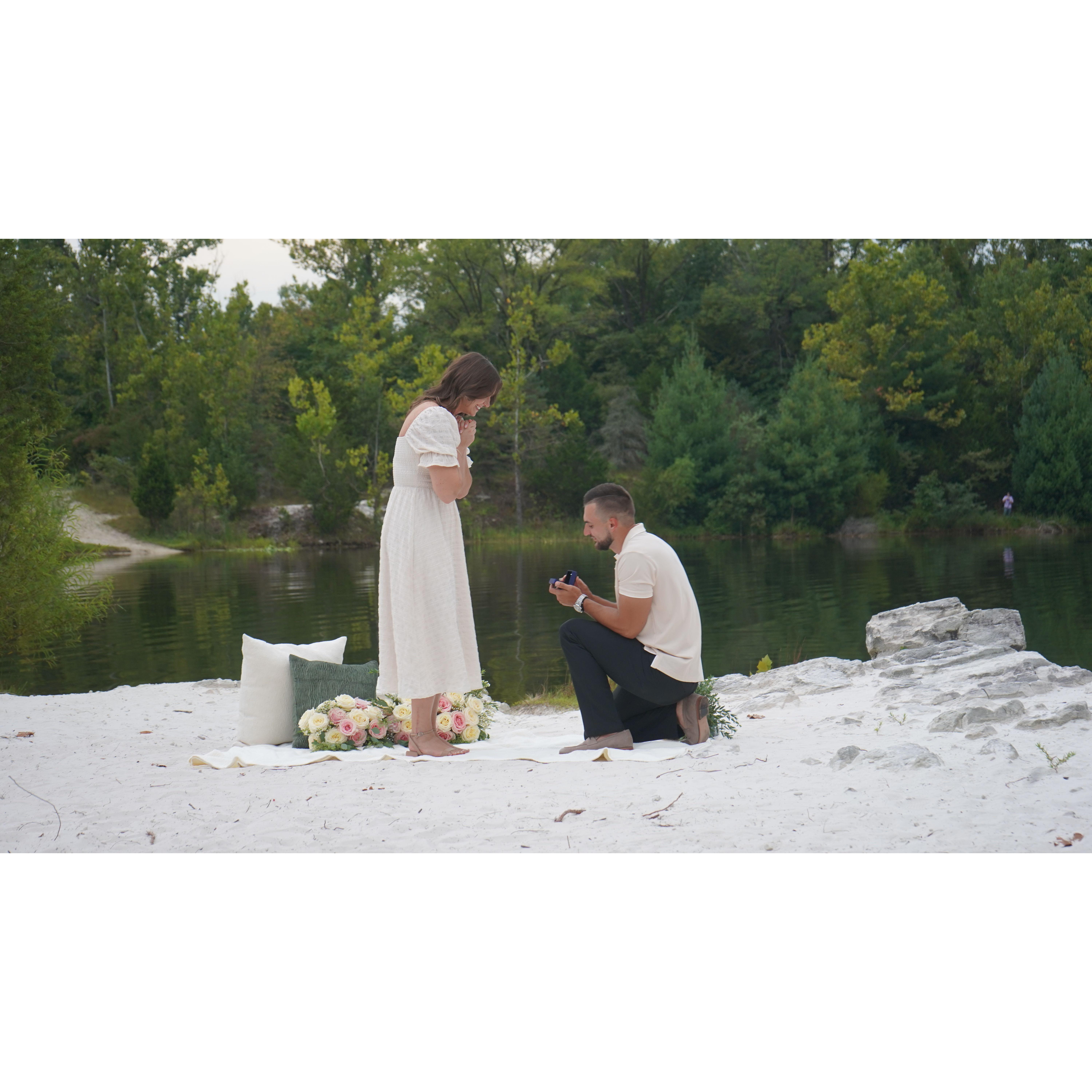 "Will you marry me?"