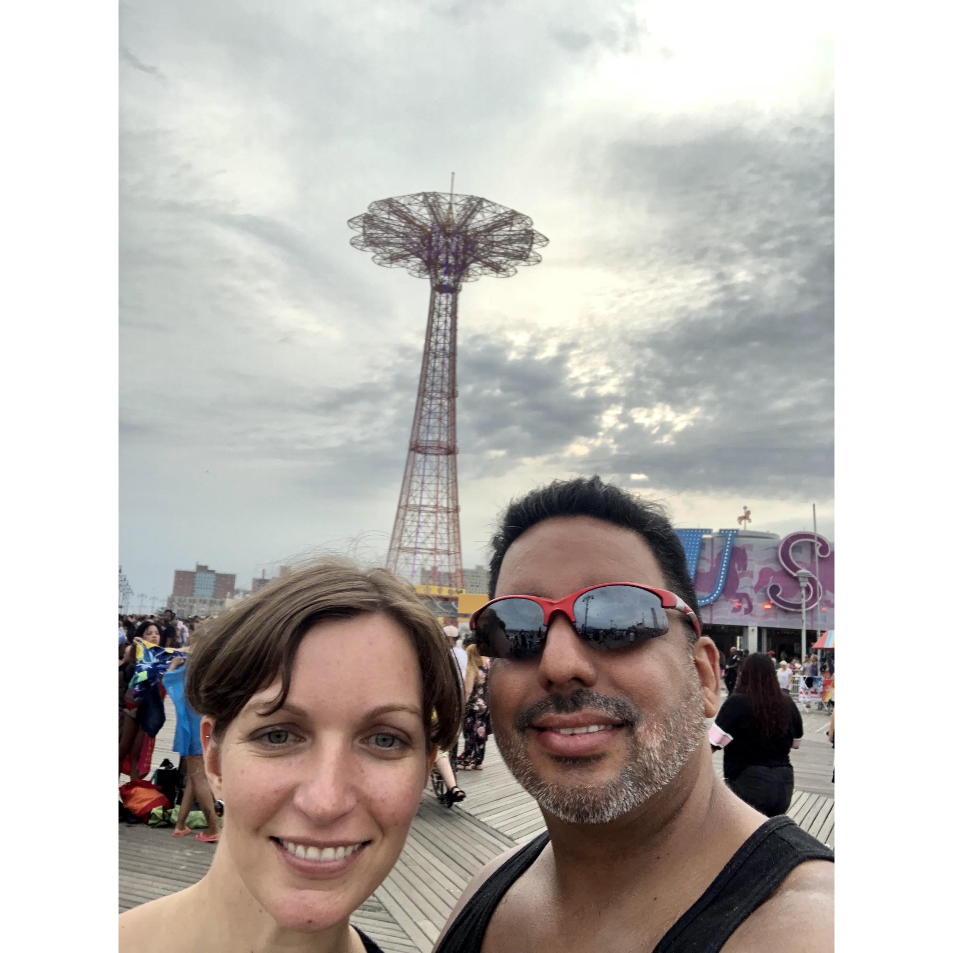 One of our favorite spots in NYC...Coney Island!