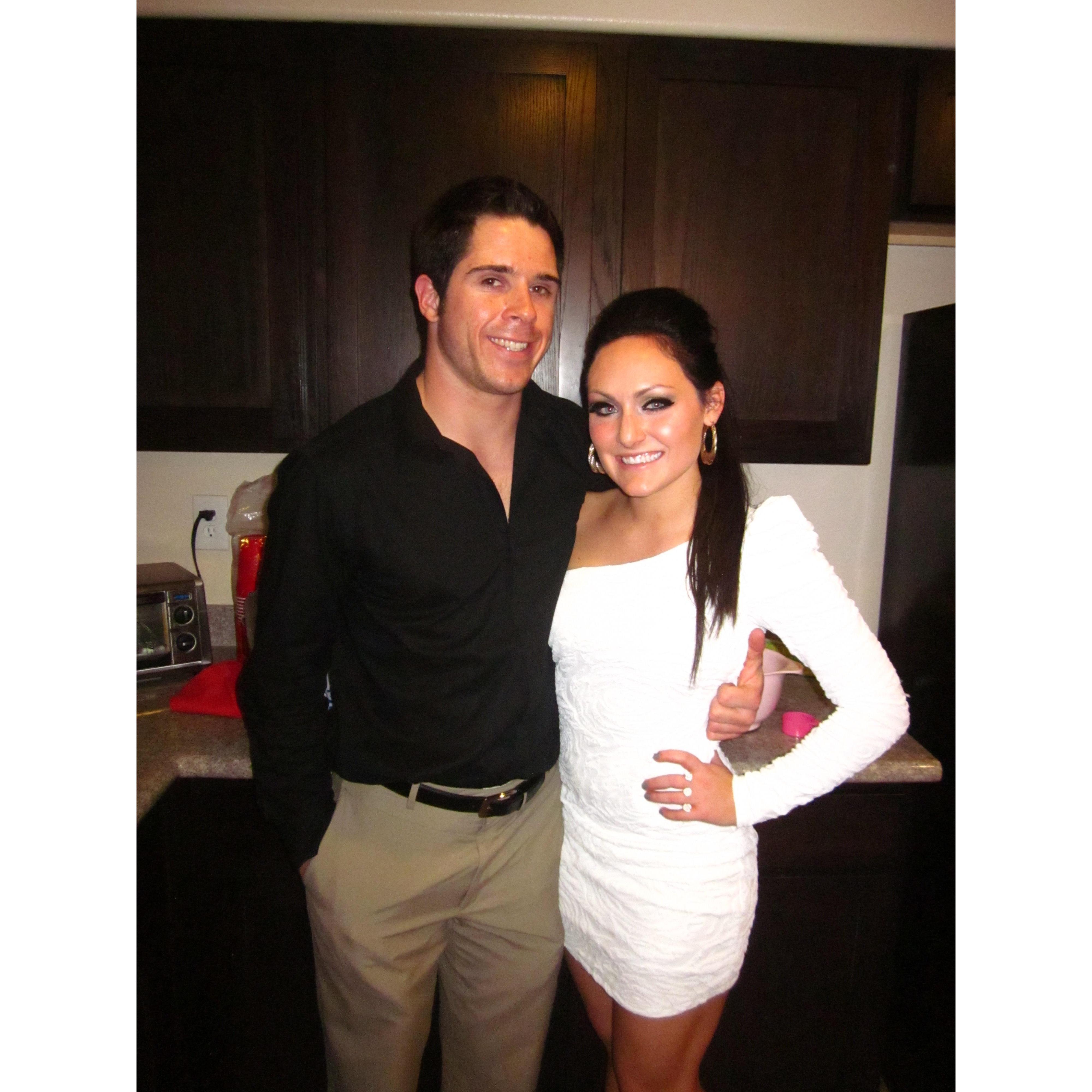 Our first New Year's together.