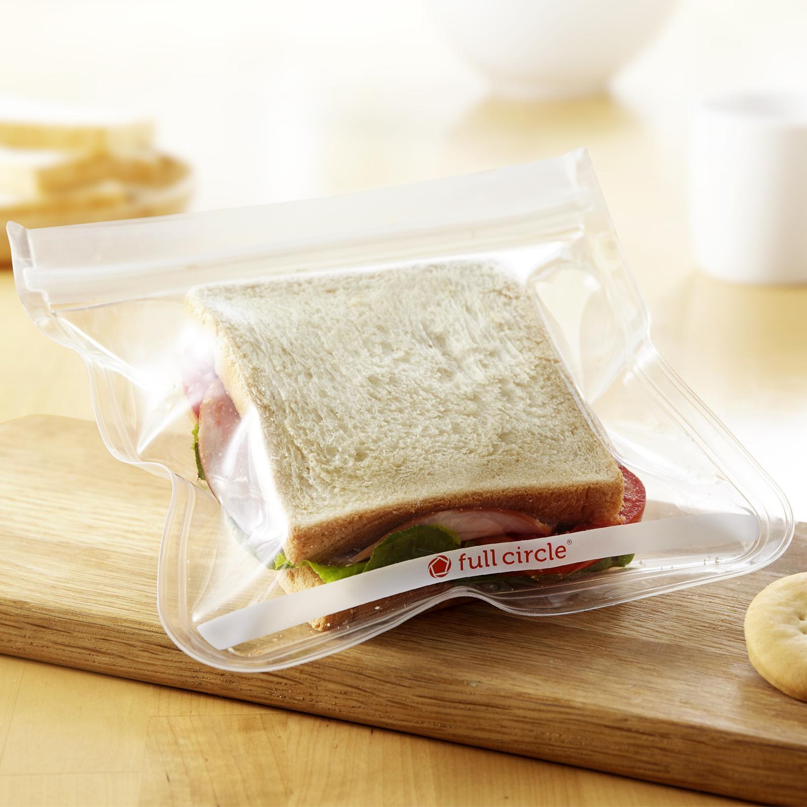 Full Circle Gold Non-Gusset Sandwich Bag 2 count 