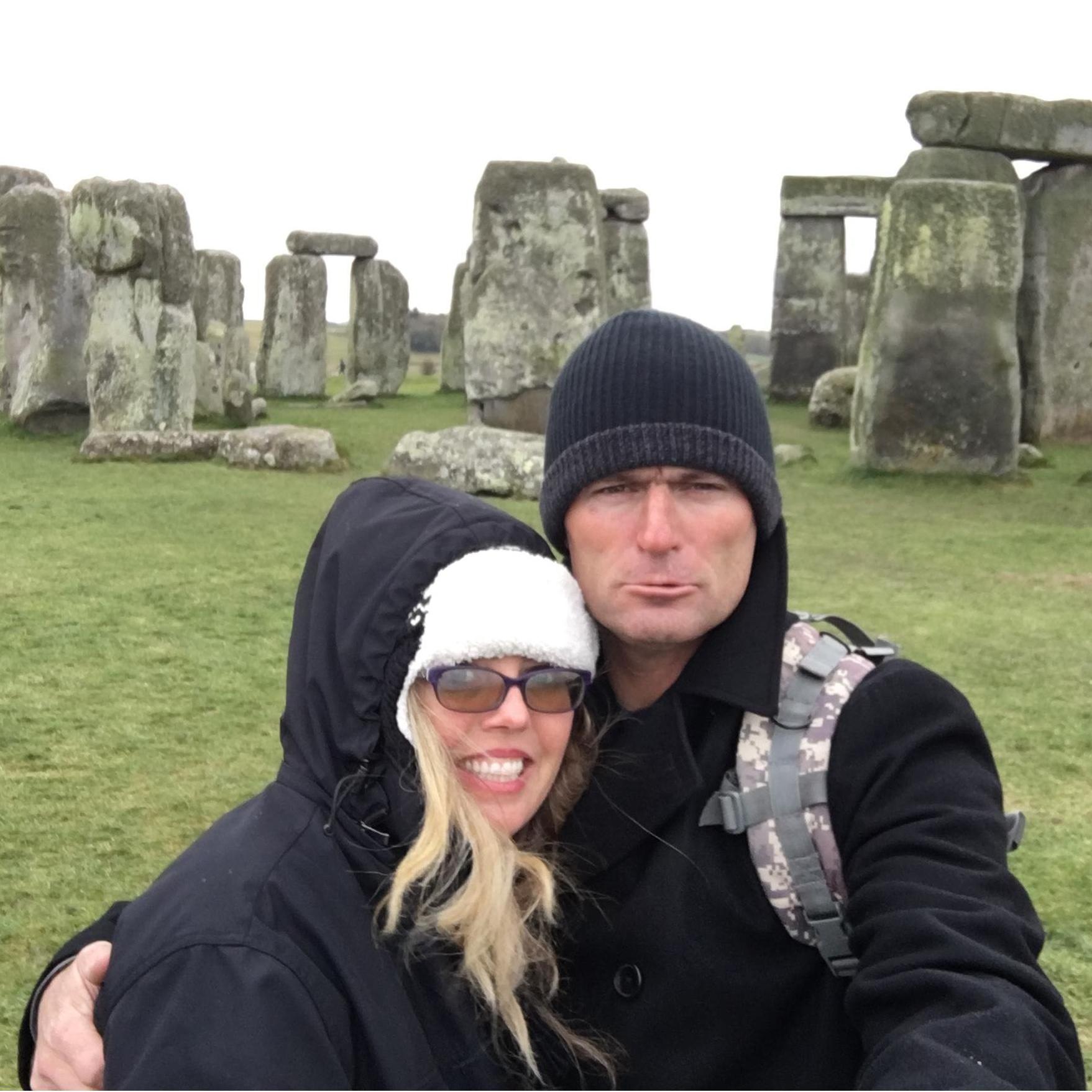 Sure was cold up there that day at Stonehenge, England - December of 2016