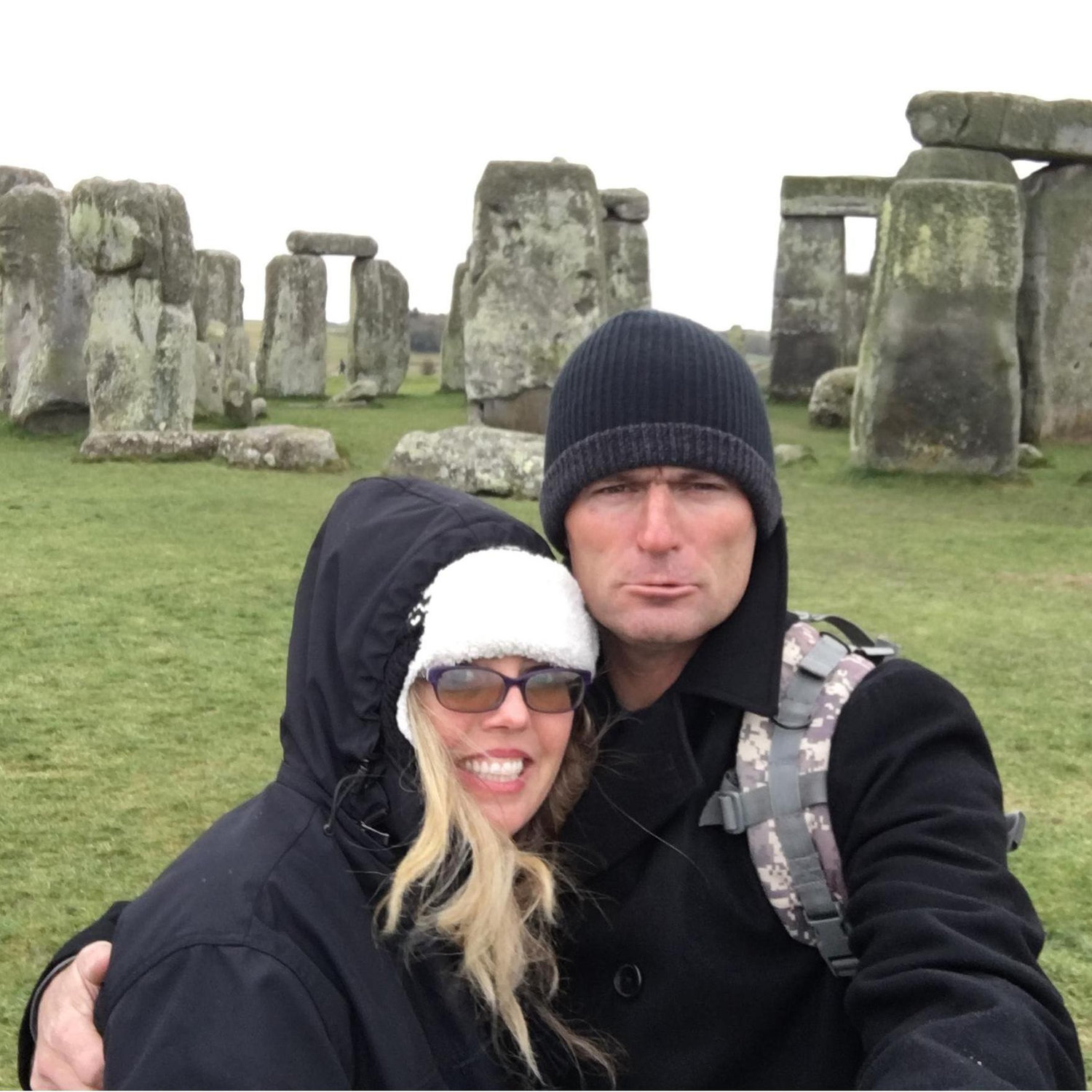 Sure was cold up there that day at Stonehenge, England - December of 2016
