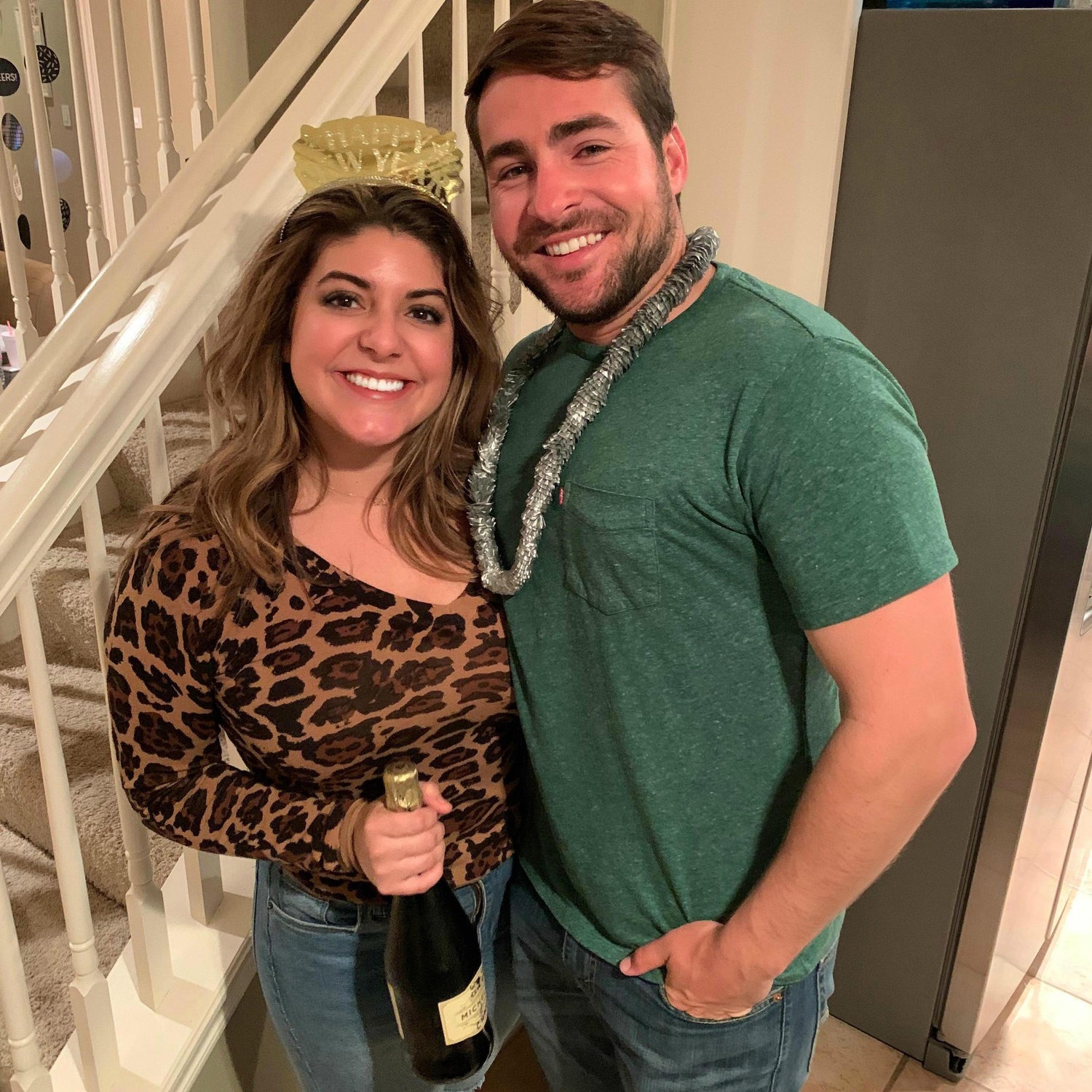 Snapped right after Chris asked me to move in together! New Years 2020