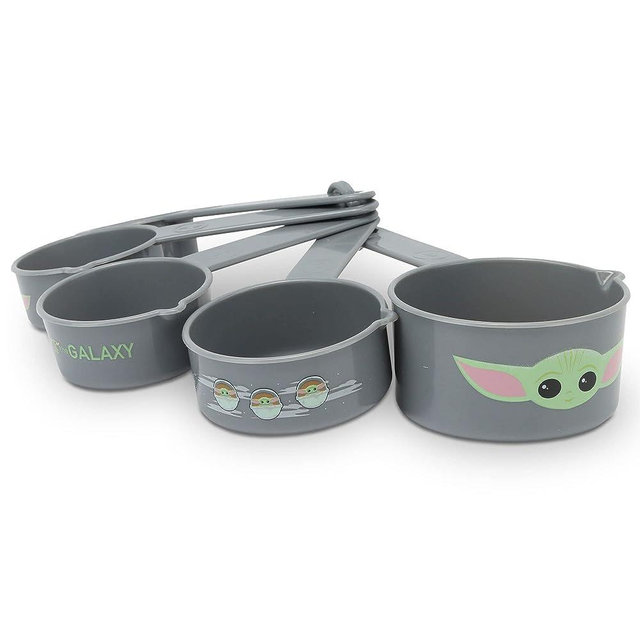 Disney Star Wars The Mandalorian Measuring Cups - Adorable Baby Yoda Measuring Cups for Kitchen