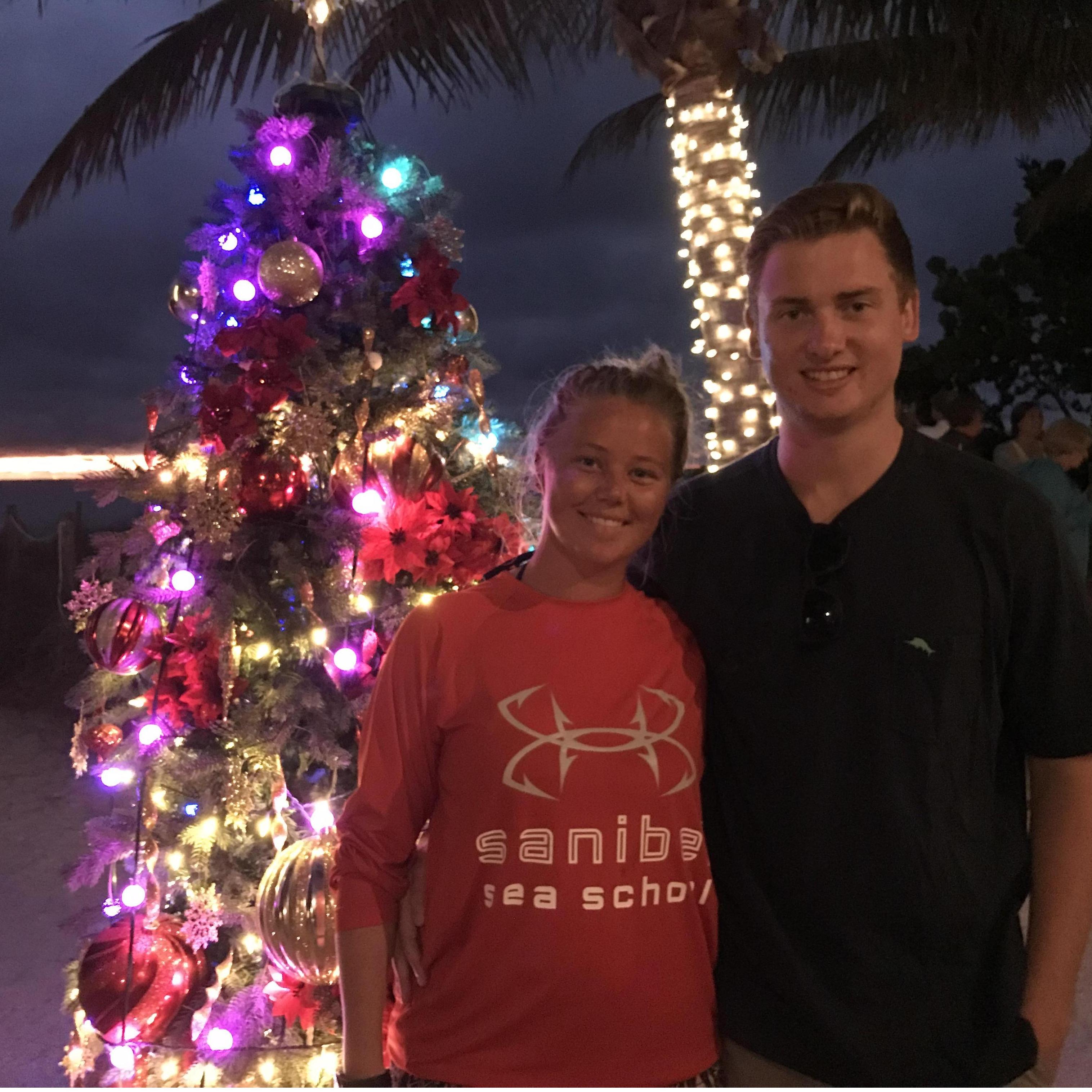 First Christmas together on Sanibel!