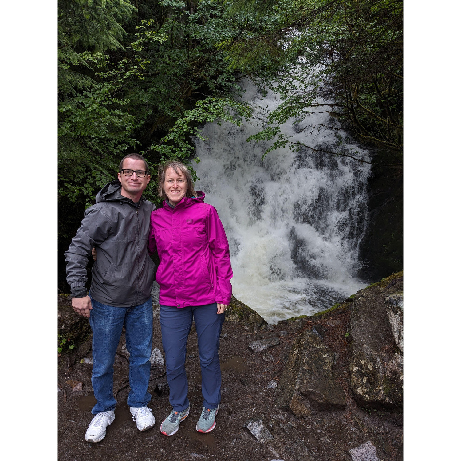 Rainbow Falls in Ketchikan, AK