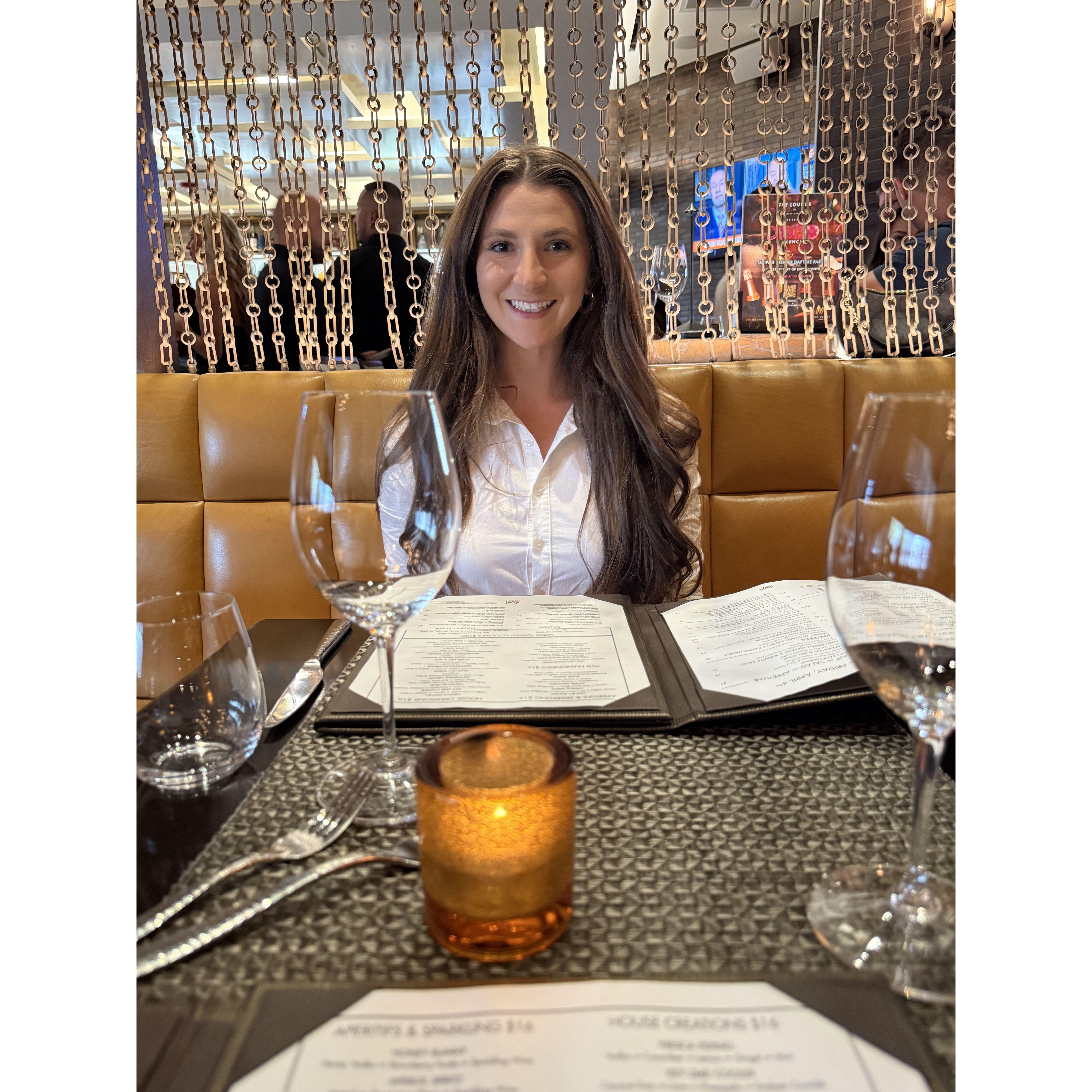 Dinner before the proposal