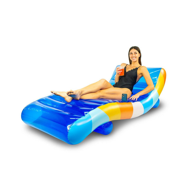 PoolCandy 72" x 35" Deluxe Chaise Lounge with Cup and Phone Holder