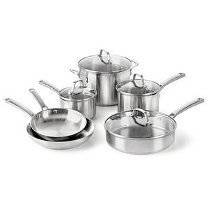 Calphalon Classic Stainless Steel Cookware Set, 10-Piece