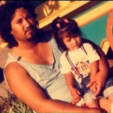 Throwback of Angel her Dad!