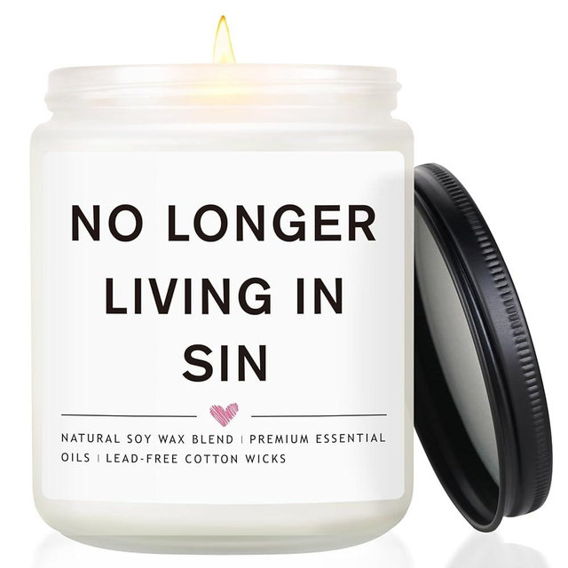 Wedding Gifts for Newlyweds, Engagement Gifts for Couples Newly Engaged, Funny Couples Present, Bride and Groom Gift, Wedding Candles