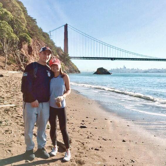 Jamie visits Kelly in SF during their LDR in 2017