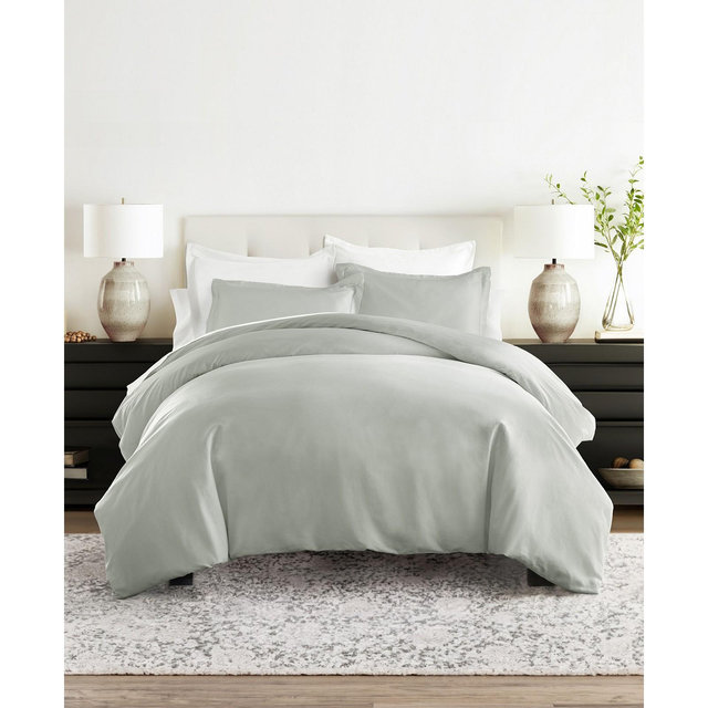 ienjoy Home Ultra Soft Brushed Cotton 3-Pc. Duvet Cover Set, Twin/Twin XL