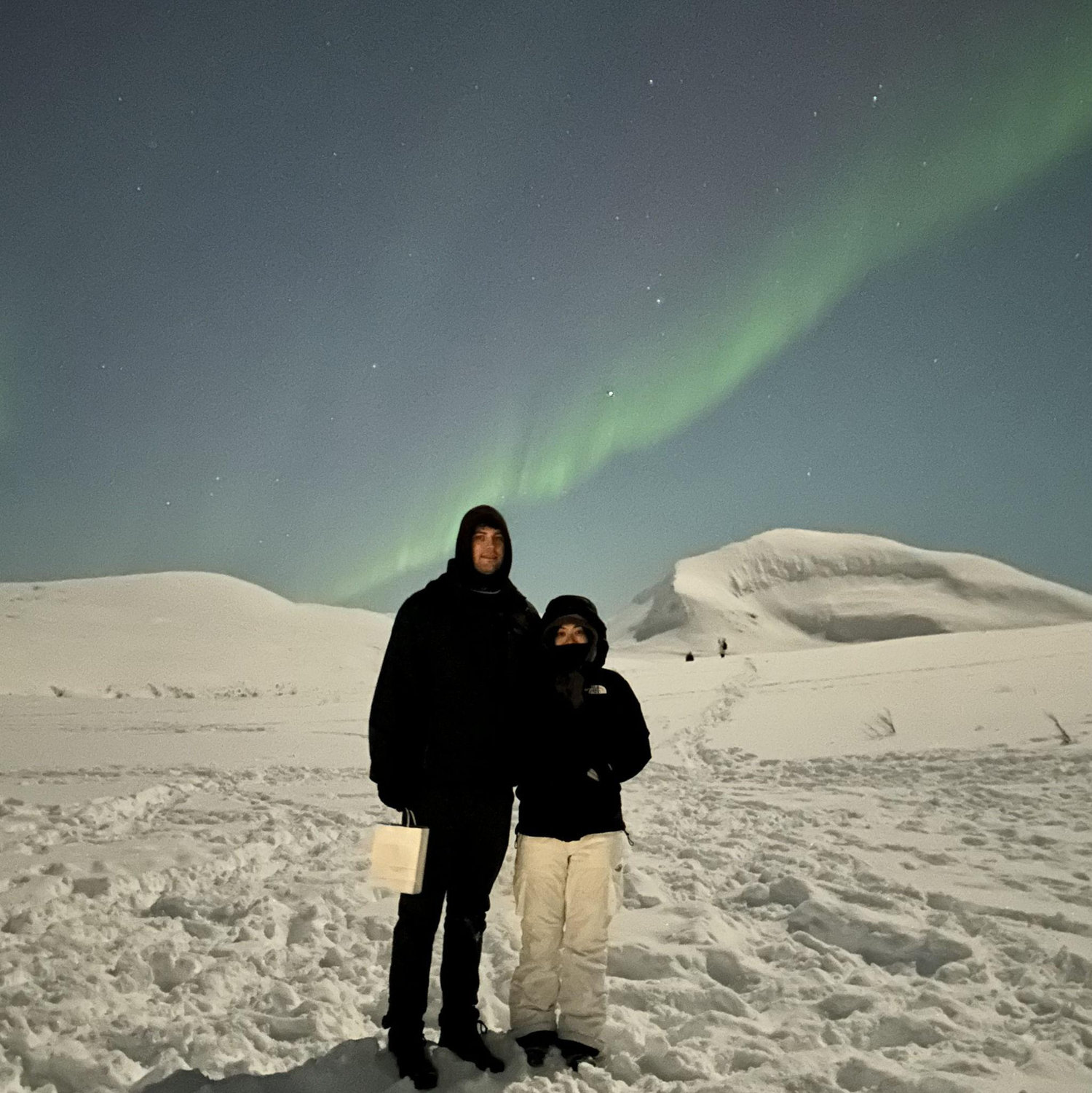Saw the northern lights together!!