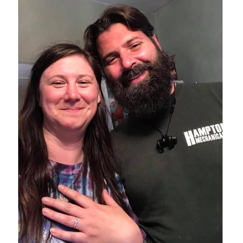 The day we got engaged.