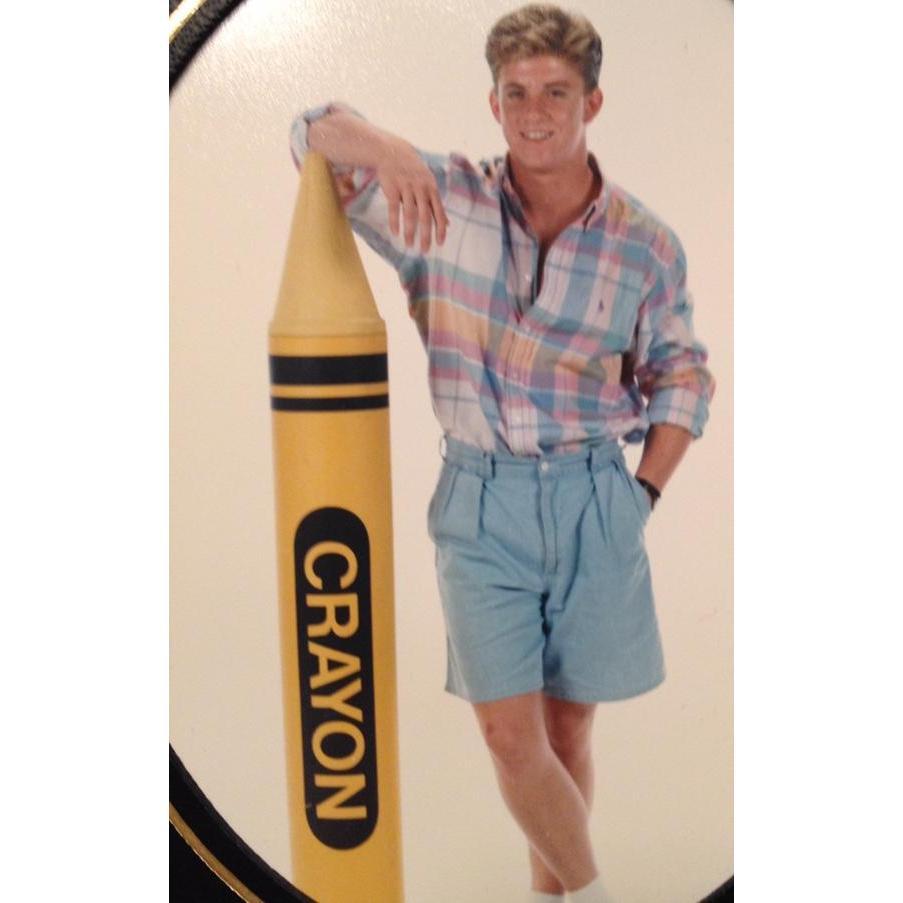 Stephen and his big crayon