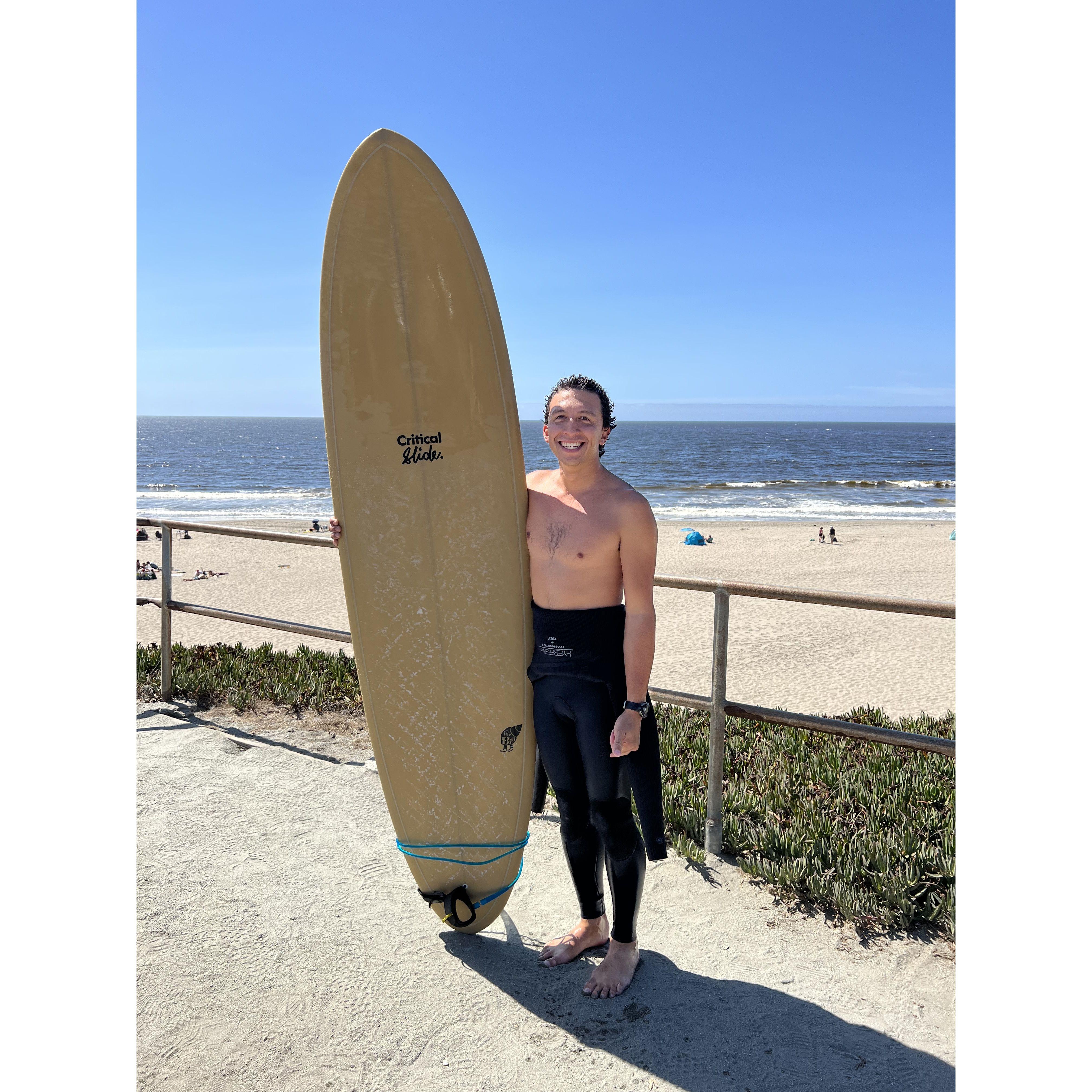 Surfing in NorCal | California