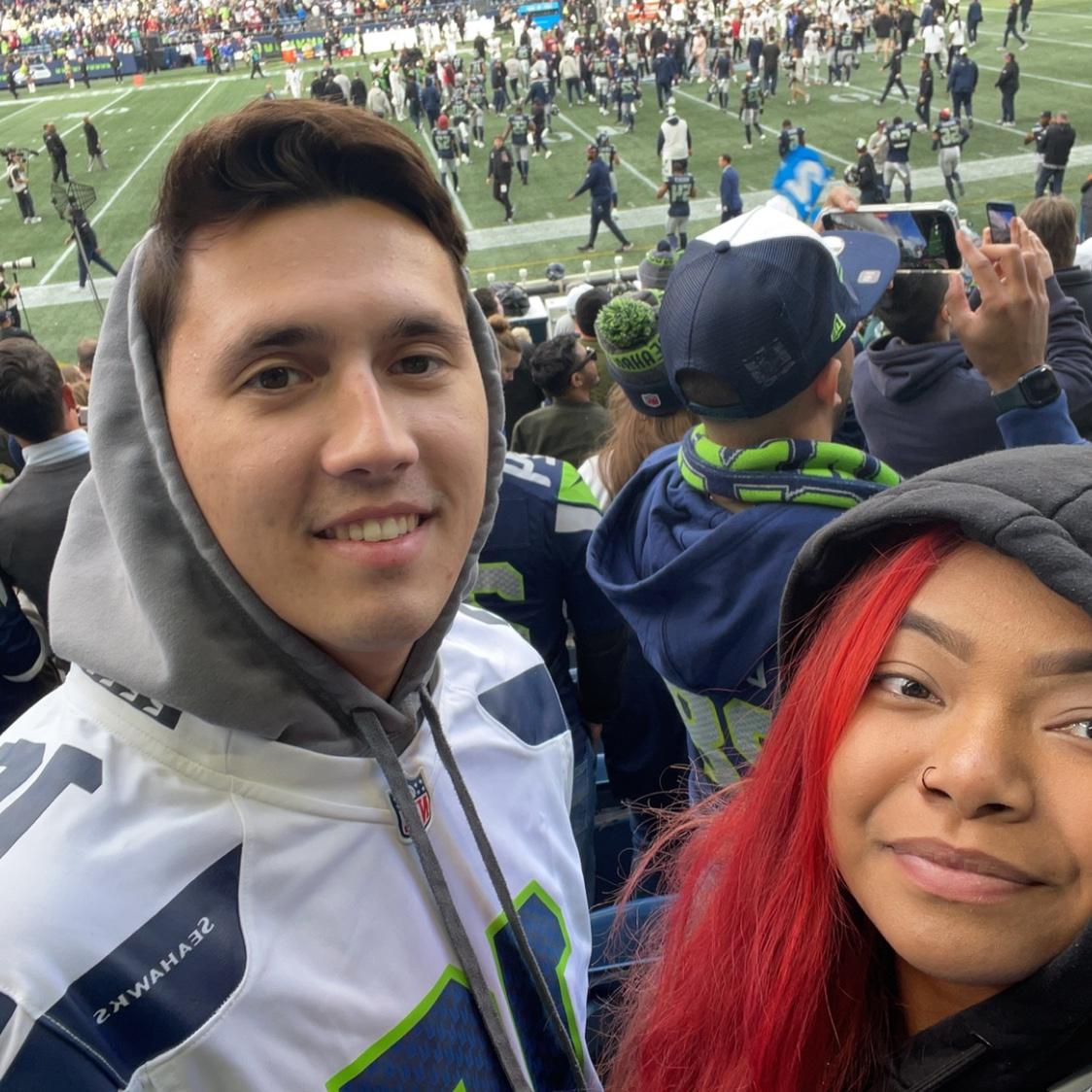 First Seahawk game together