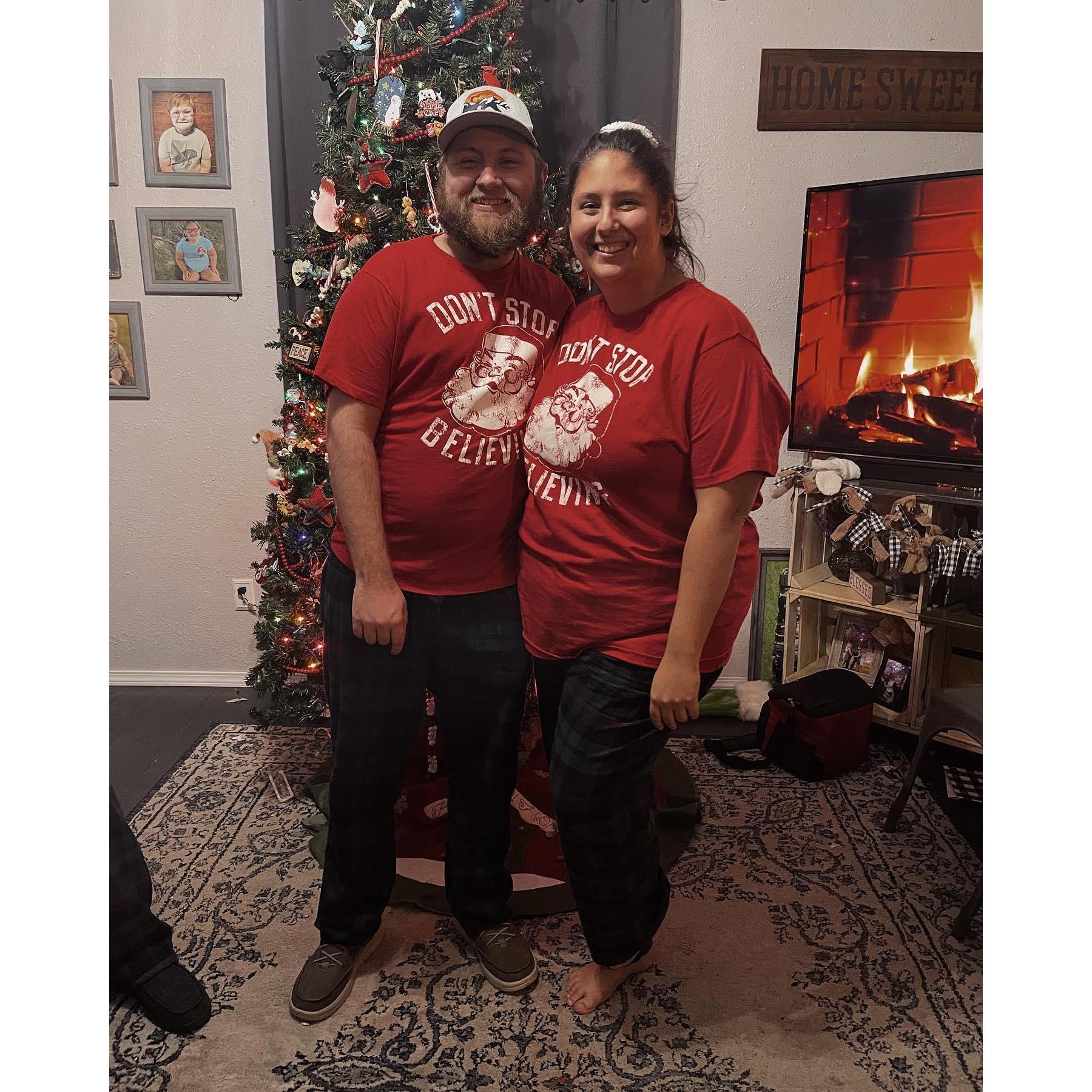 December 2021- our second Christmas together