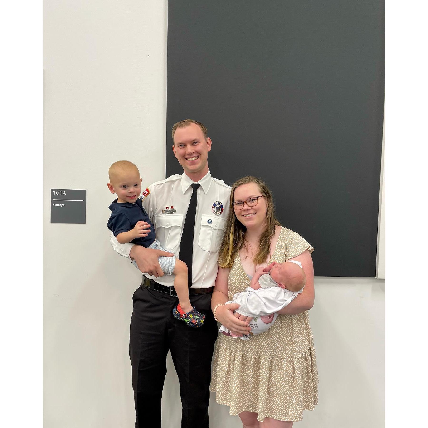 Jake's paramedic graduation
