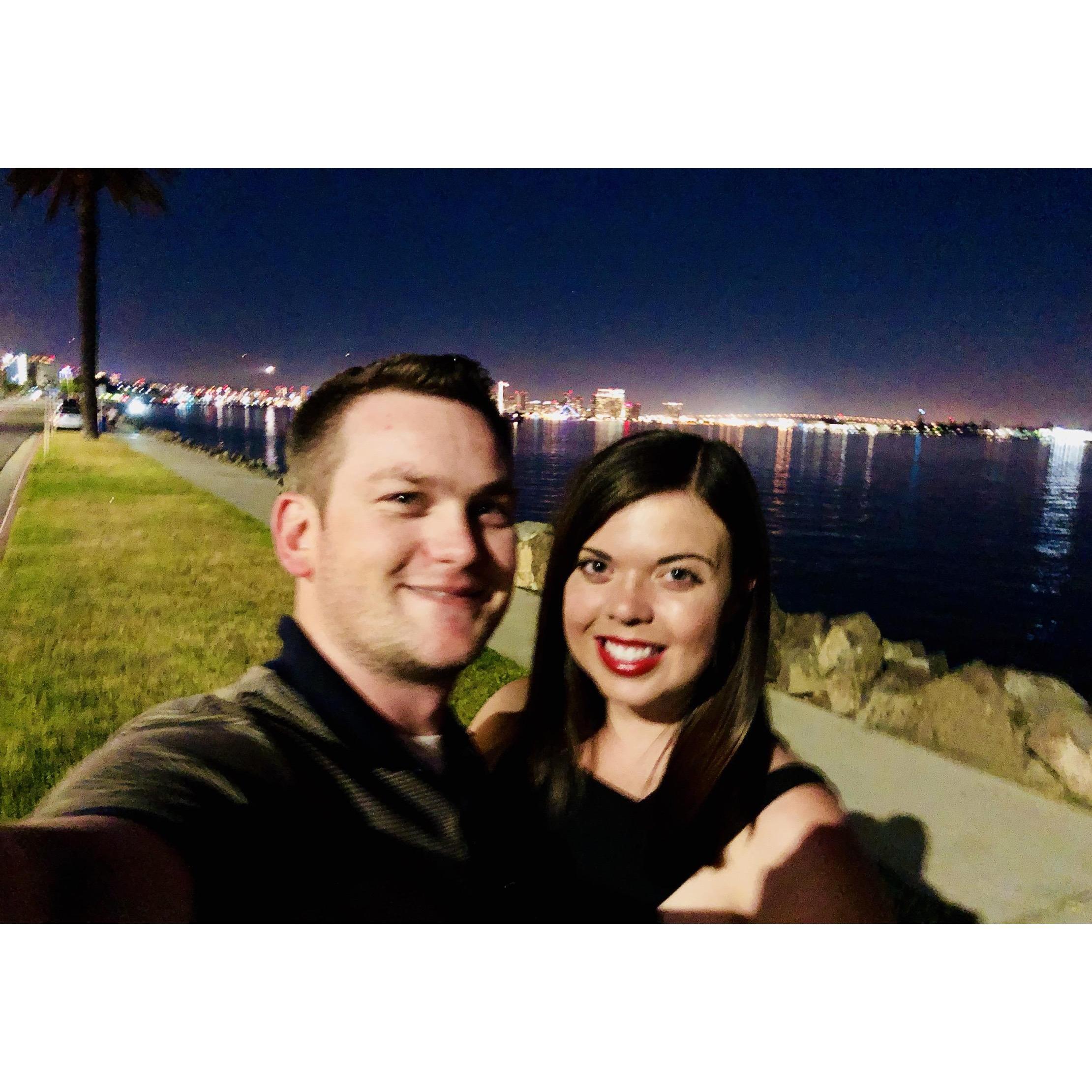 April 2018 - First night out in the new home town - San Diego CA