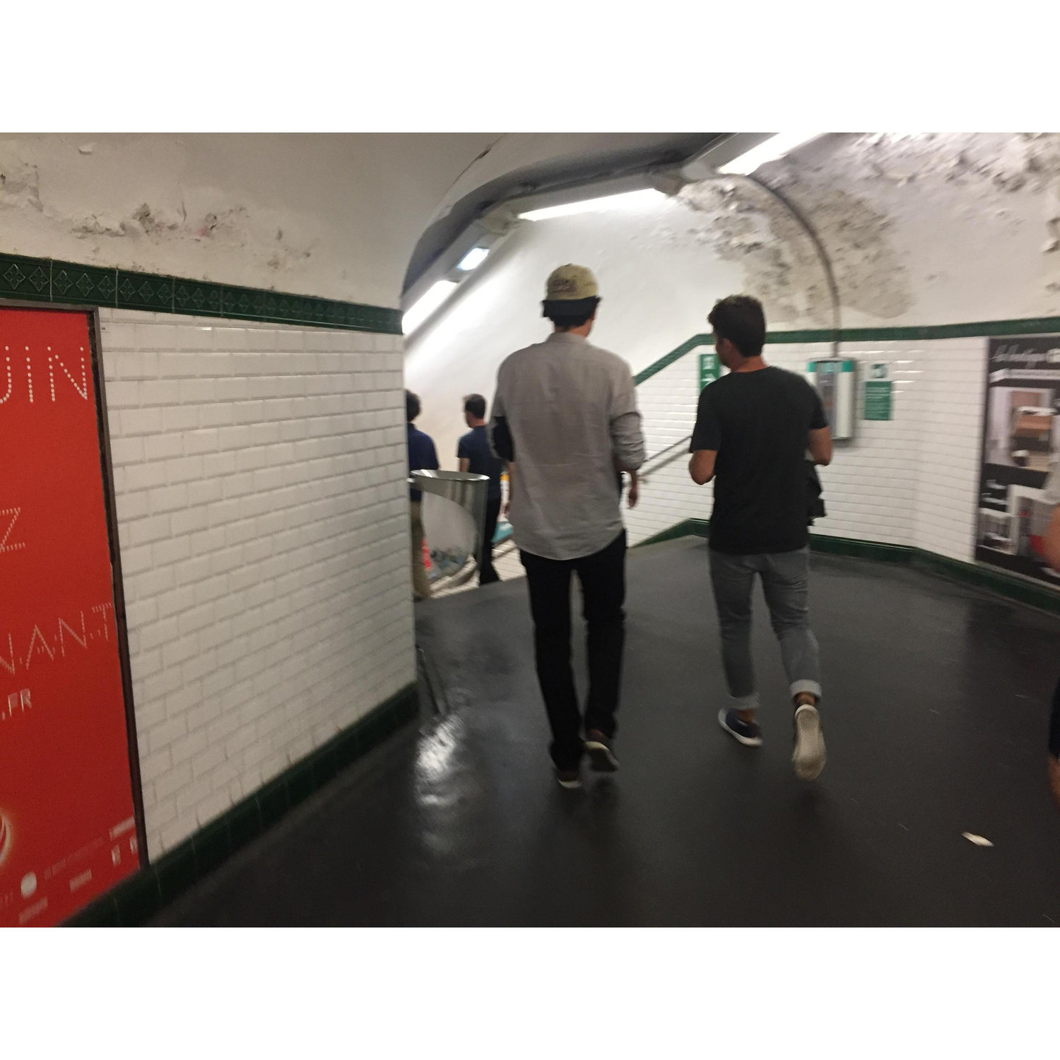 Grant + Hana's boyfriend Paul running away from the Wilson sisters and comparing coping mechanisms.