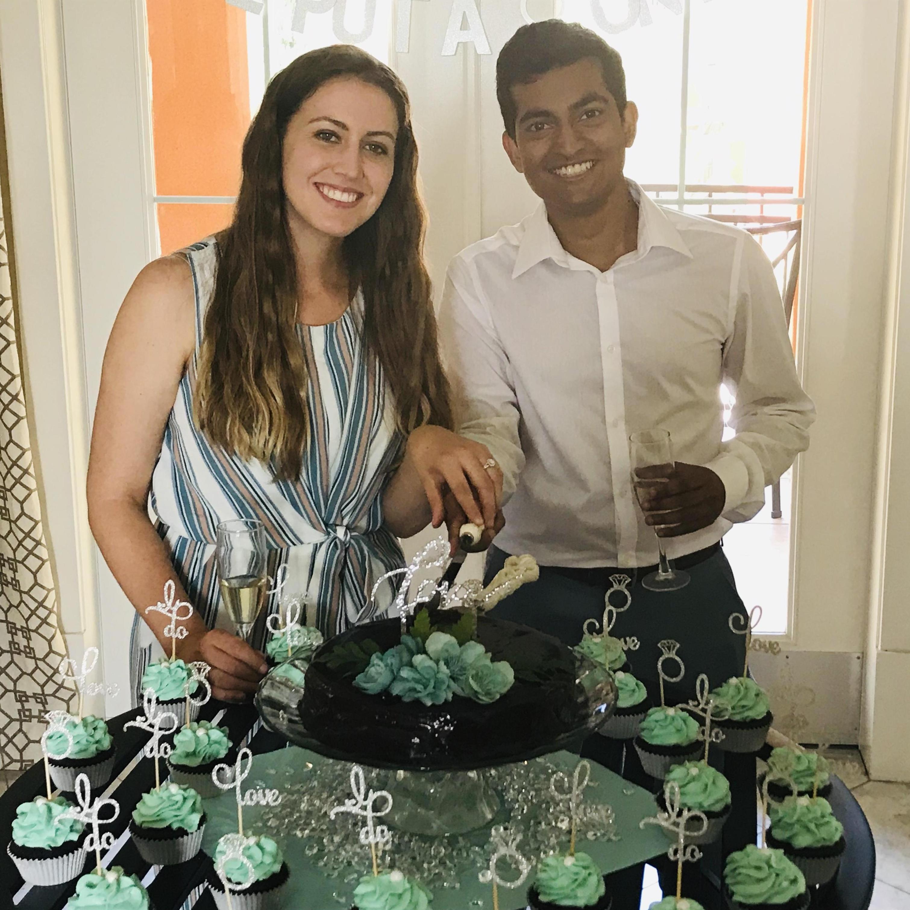 Post engagement celebration (2019).