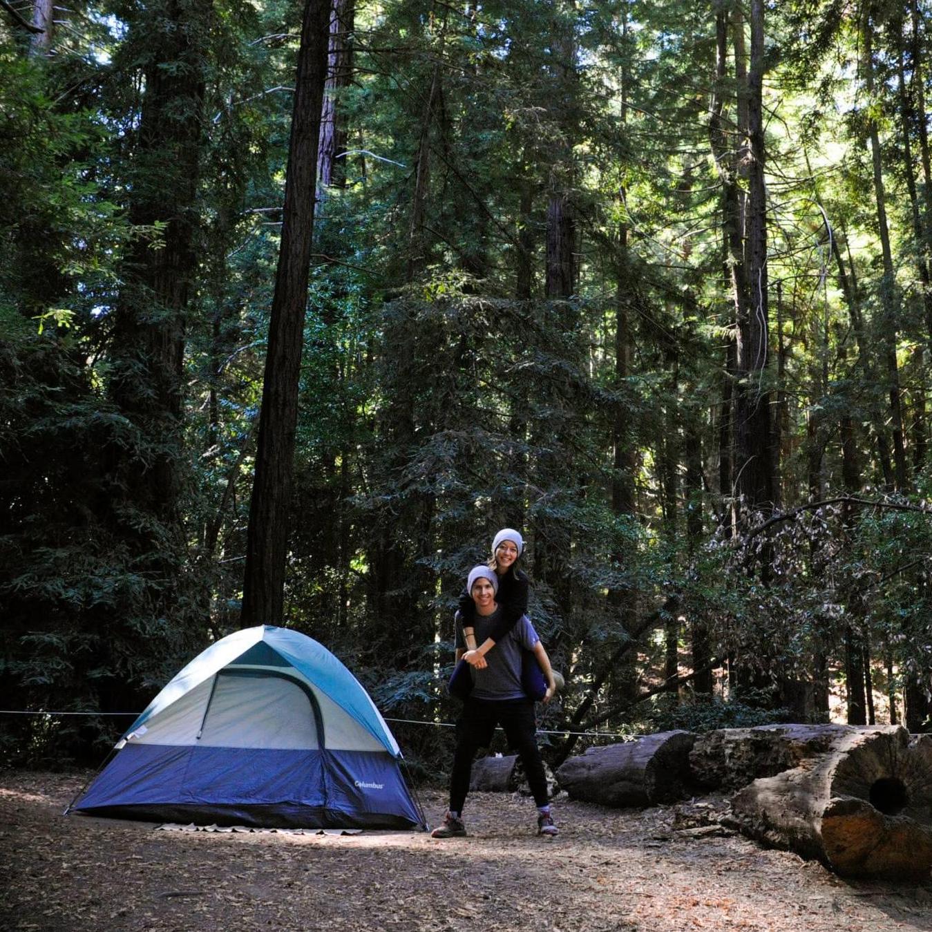 Camp Site at Pfeiffer Big Sur '2014